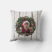 ファームハ素朴ウス動揺してウッドレッドトラック クッション (裏面)