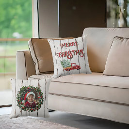 ファームハ素朴ウス動揺してウッドレッドトラック クッション