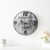 ファームハ素朴ウス動揺してヴィンテージアンティークファミリー ラージ壁時計 (ホーム)