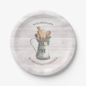 ファームハ素朴ウス名 ペーパープレート (正面)