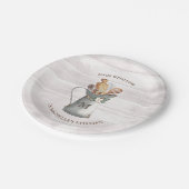 ファームハ素朴ウス名 ペーパープレート (アングル)