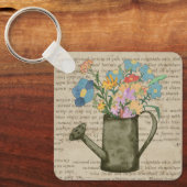 ファームハ素朴ウス愛好家のためのデザイン文字とフローラ キーホルダー (正面)