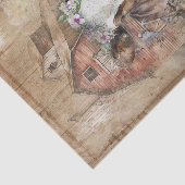 ファームハ素朴ウス春カウカントリー&バーンデザイン 薄葉紙 (詳細)