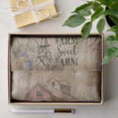 ファームハ素朴ウス春カウカントリー&バーンデザイン 薄葉紙 (ギフト)