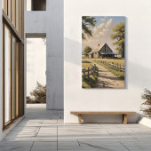 ファームハ素朴ウス油絵ポスター ポスター