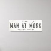 ファームハ素朴ウス男性モダンオフィスロン キャンバスプリント (正面)