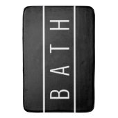 ファームハ素朴ウス白黒 バスマット (正面縦)