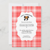 ファームハ素朴ウス秋感謝祭パーティープレイド 招待状 (正面)