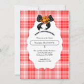 ファームハ素朴ウス秋感謝祭パーティープレイド 招待状 (正面)