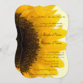 ファームハ素朴ウス結婚フラワー 招待状 (正面/裏面)