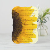 ファームハ素朴ウス結婚フラワー 招待状 (スタンド正面)