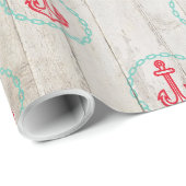 ファームハ素朴ウス航海のいかりトロピカルビーチ ラッピングペーパー (ロールコーナー)