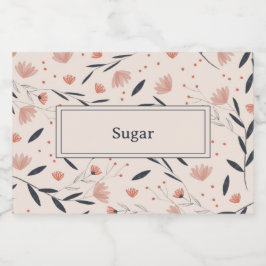 ファームハ素朴ウス花模様 フードラベル