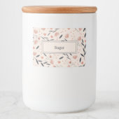 ファームハ素朴ウス花模様 フードラベル (正面)