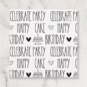 ファームハ素朴ウス誕生日パーティーありがとう フェイバータグ (裏面)