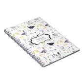 ファームハ素朴ウス鶏 |モノグラムノートブック ノートブック (右側)