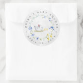 ファームハ素朴ウス鶏 |赤ちゃんシャワーのお気に入り ラウンドシール (バッグ)