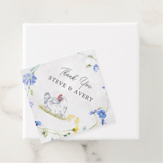 ファームハ素朴ウス鶏 | 赤ちゃんシャワー フェイバータグ (インサイチュ)