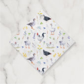 ファームハ素朴ウス鶏 | 赤ちゃんシャワー フェイバータグ (裏面)