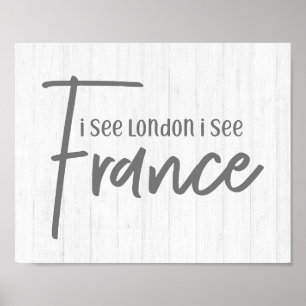 ファームハ素朴ウスI See London I See France Wood ポスター