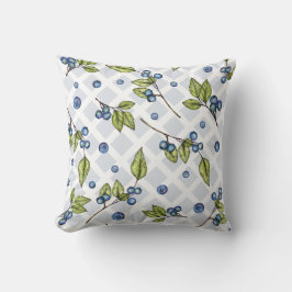 ファームハ素朴ウズブルーベリーラティス装飾用クッション クッション