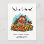 ファームハ魅力的ウス引っ越しました発表 ポストカード (正面)