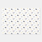 ファームハ魅力的ウス素朴チキンズフローラ ラッピングペーパーシート (正面3)