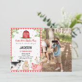 ファームバースデーパーティーの写真 招待状 (スタンド正面)