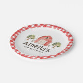 ファームバースデーパーティー紙プレート ペーパープレート (アングル)