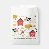 ファームバースデーパーティー赤ちゃんシャワー フェイバーバッグ (正面)