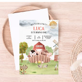 ファームバーンアニマルズ誕生日招待状 シーズンカード