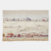 ファームバーンズファームスタイルアートキッチンタオル キッチンタオル (横)