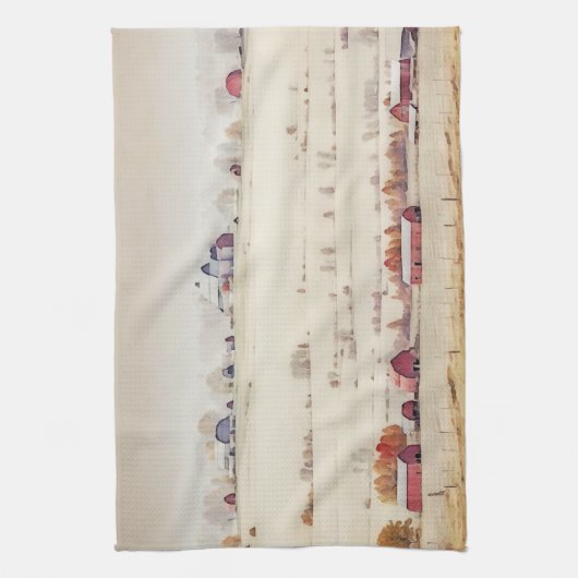 ファームバーンズファームスタイルアートキッチンタオル キッチンタオル (縦)