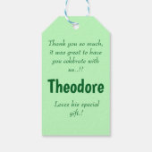 ファームバーンバースデーパーティーフェイバー ギフトタグ (裏面)