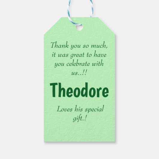 ファームバーンバースデーパーティーフェイバー ギフトタグ (裏面)