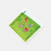 ファームバーンバースデーパーティー スタンダードカクテルナプキン (角)