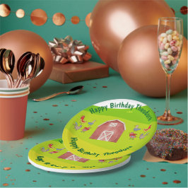 ファームバーンバースデーパーティー ペーパープレート