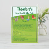 ファームバーンバースデーパーティー メニュー (スタンド正面)