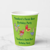 ファームバーンバースデーパーティー 紙コップ (正面)