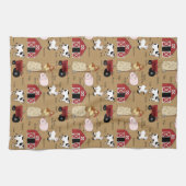 ファームパターンカントリーキッチンタオル キッチンタオル (横)