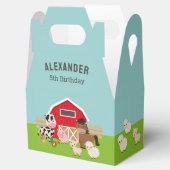 ファームパーティの招待状 フェイバーボックス (オープン)