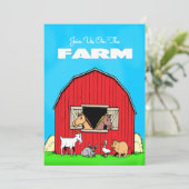 ファームパーティの招待状 招待状 (スタンド正面)