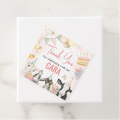 ファームパーティー動物バースデーパーティースクエア フェイバータグ (インサイチュ)