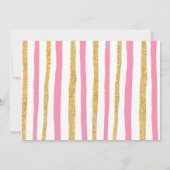 ファームパーティー動物ピンクトラクター写真 招待状