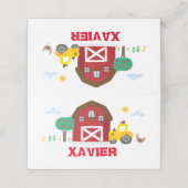 ファームパーティー名札、納屋周囲の庭パーティー食品ラベル プレイスカード (外部開封)