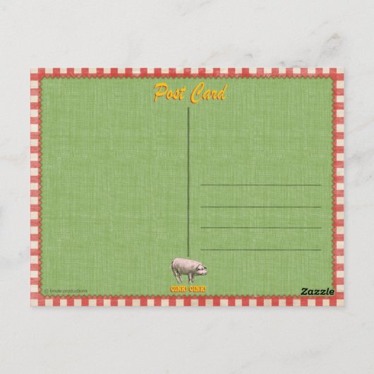 ファームパーティー有償はがき ポストカード (裏面)