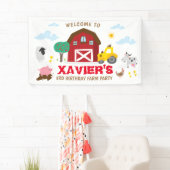 ファームパーティー背景、ファーム誕生日 横断幕 (インサイチュ)