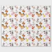 ファームパーティー ラッピングペーパー (フラット)