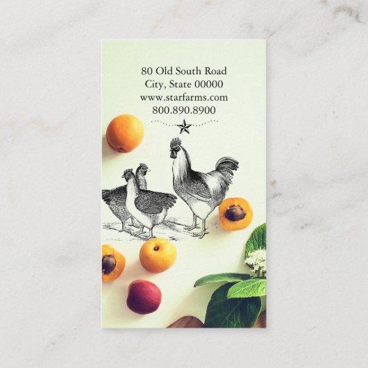 ファームビオーガニックジネスカード 名刺 (裏面)