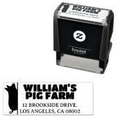ファームピユニークグモダンビジネス差出人住所 セルフインキングスタンプ (インサイチュ)